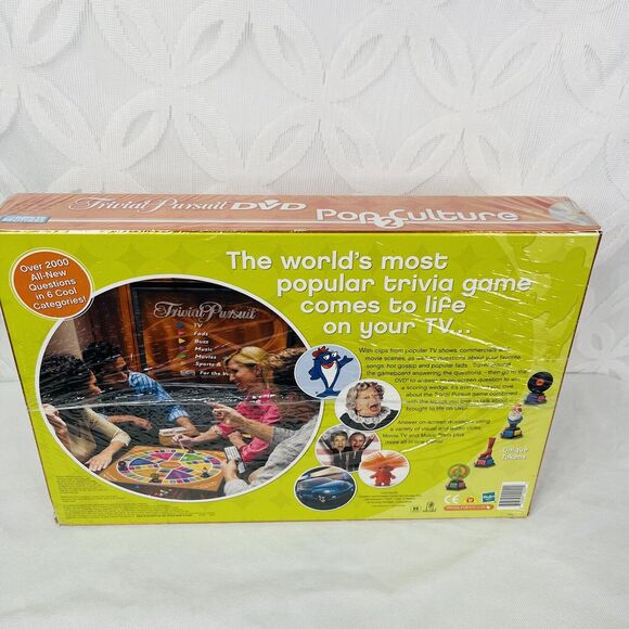 Parker Brothers Trivial Pursuit DVD Pop Culture 2nd Edition 2005 New & Sealed‎ - Picture 5 of 6
